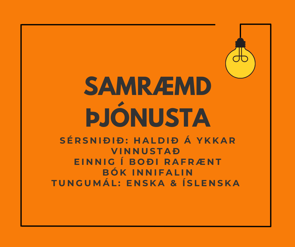 Samræmd þjónusta Námskeið um samræmda þjónustu og væntingastjórnun þjónustu