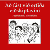 Bókarkápa Að fást við erfiða viðskiptavini