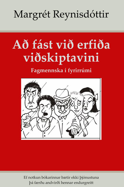 Bókarkápa Að fást við erfiða viðskiptavini